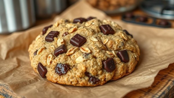 Magic cookies recipe with oats, chocolate, and nuts.