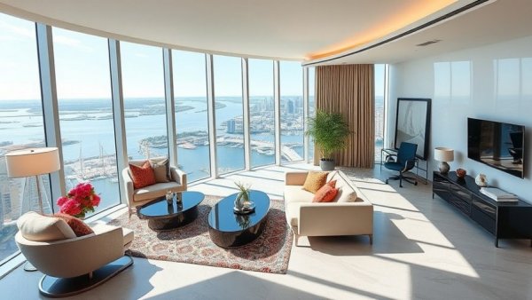 Modern condo with water views highlighting commercial real estate investment opportunities