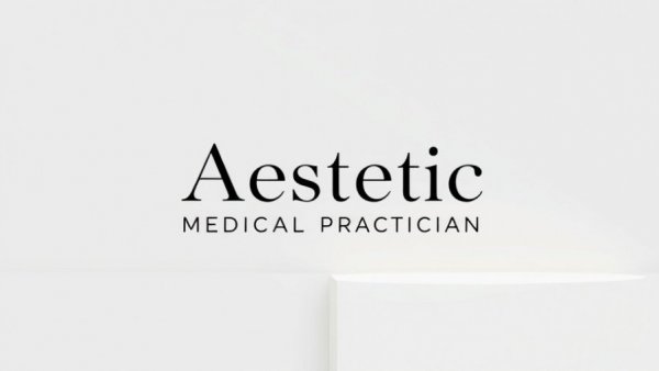 Elegant logo for Aesthetic Medical Practitioner, emphasizing professionalism.