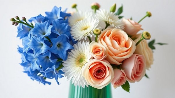 2026 Flower of the Year delphinium in vibrant bouquet.