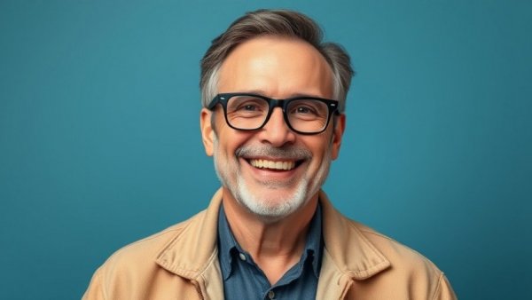 Cheerful middle-aged man smiling in casual attire; topic: PM Albanese rental income.