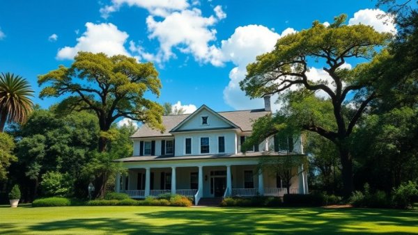 Colonial-style home in lush setting for commercial real estate market predictions 2026