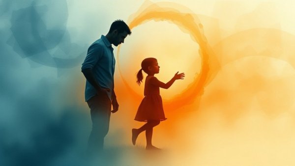 Ethereal art symbolizing breaking generational trauma cycles