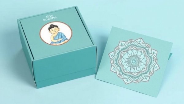 Tiny Buddha 2026 calendar promoting daily mindfulness practice.