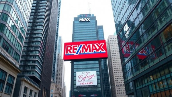 Toronto real estate market highlighted by RE/MAX billboard in urban cityscape.