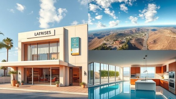 Elegant 8201 SE Double Tree Drive commercial space showcased in four panels.