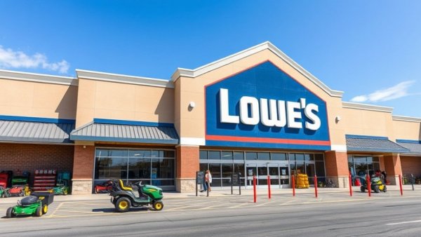 Lowe's Pro Savings Days Tools Discount sign at store entrance.