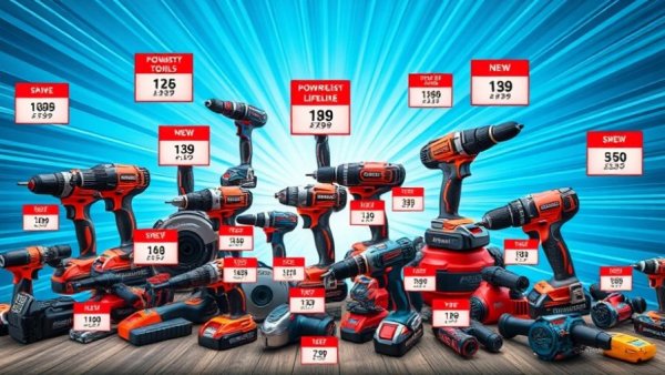 Power tool combo kits discount deal alert with various brands displayed.