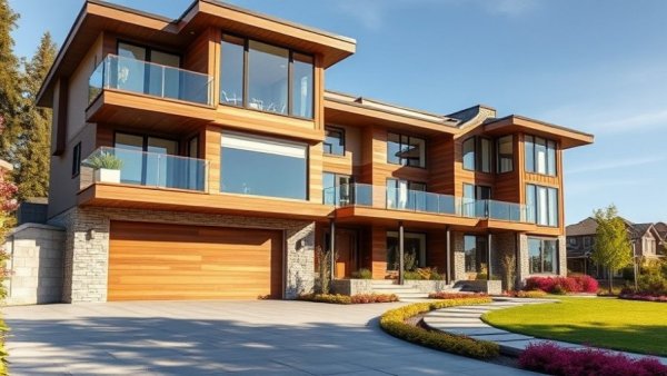 Modern home showcasing innovative design, ideal for building up home extensions.