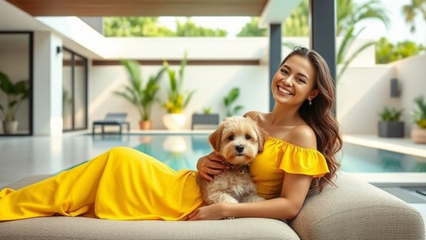 Gold Coast real estate trends illustrated by modern home and garden.