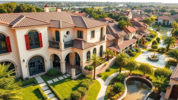 Affordable luxury living in Palm Beach Gardens modern townhouse with garden view