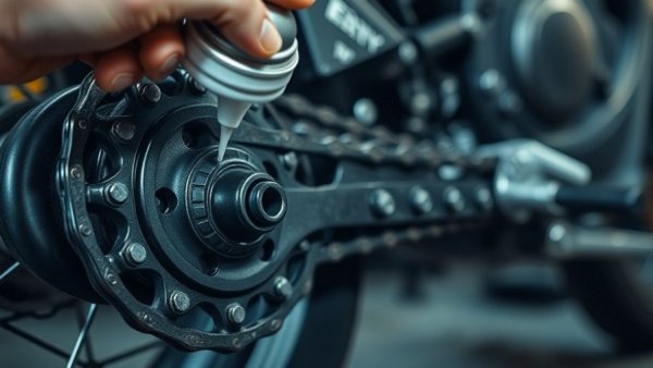Best Silicone Sprays of 2026 being applied to motorcycle chain.