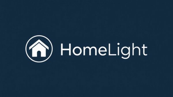HomeLight logo on dark blue background.