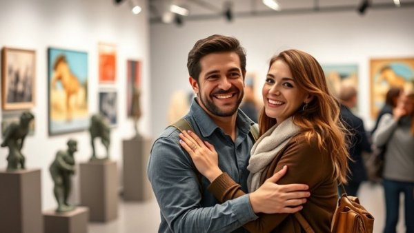 Art and Architecture Event in West Hollywood, featuring smiling attendees.