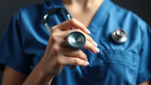 Nurse with stethoscope, highlighting nurses not working to full scope.