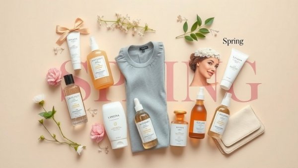 Trendy spring products women love displayed in an aesthetic collage.