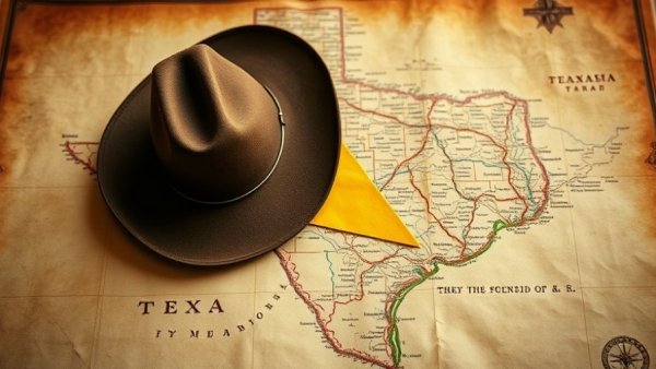 Map of Texas with economic growth focus on Texas Triangle.