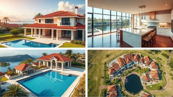 Ironhorse real estate luxury property listing collage.