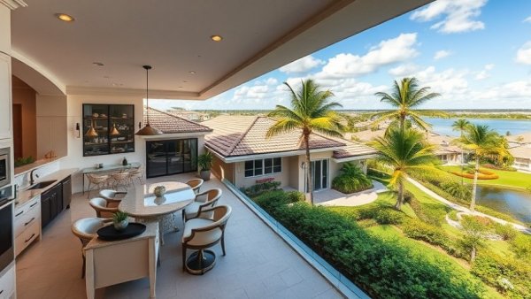 Luxury homes for sale in Palm Beach Gardens real estate listing collage.