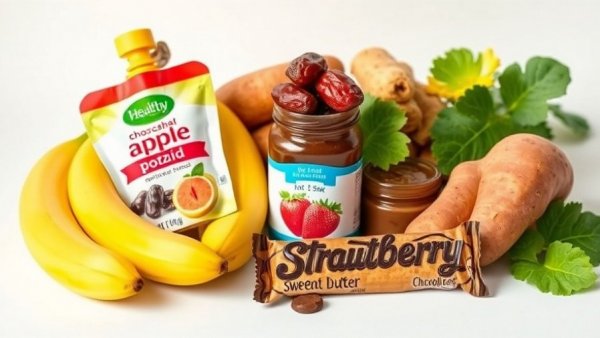 Whole food alternatives to gels for running, including bananas and dates.