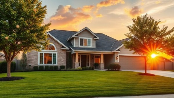 Modern suburban home highlighting homeownership responsibilities.