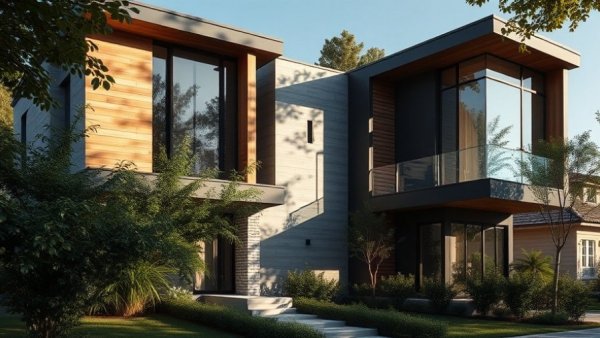 Modern Brentwood design with sleek lines and wood details