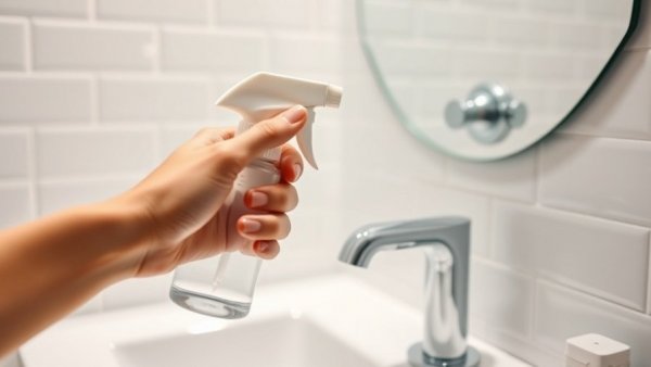 Amazon Spring Sale Cleaning Products deal alert with cleaning spray in action.