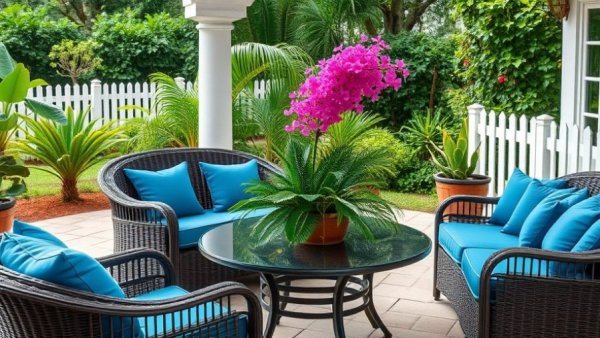 Walmart Spring Sale Backyard Finds - wicker furniture and cushions