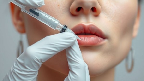 Chin Augmentation Techniques shown with syringe procedure.