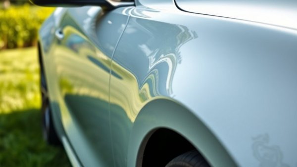 How to Protect Your Car from Pollen: Clean car close-up in nature.