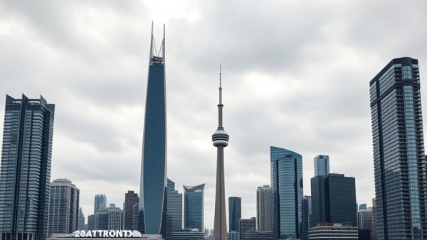 Modern Toronto high-rise buildings in the condo market skyline.