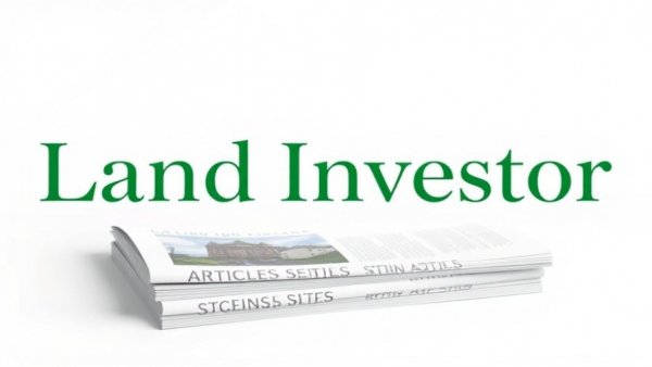 Land Investor magazine banner and articles promotion.