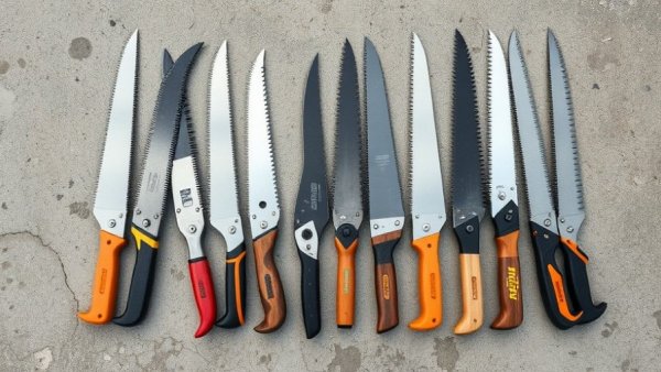 Assortment of the Best Pruning Saws of 2026 on concrete.