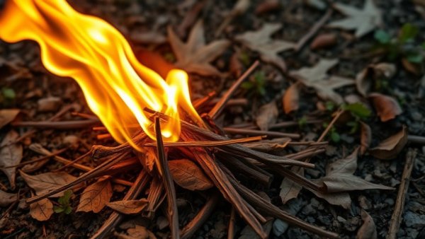 Weed torch burning plants as eco-friendly herbicide alternative.