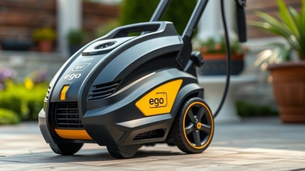 Ego power washer deal at Lowe's, showcasing features.