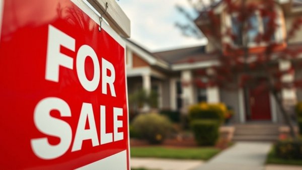 For sale sign in front of house related to variable-rate mortgages extra time.