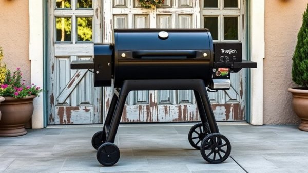 Traeger Westwood XL Grill shown outdoors on patio, review focus