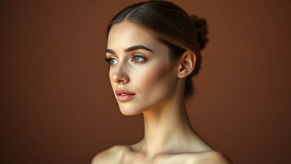 Elegant portrait of a young woman for Cryomed Aesthetics Wontech portfolio.