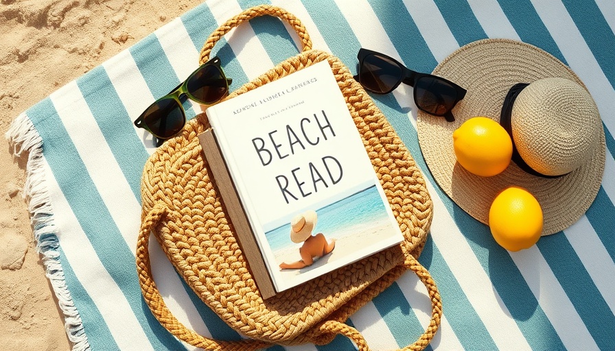 Memorial Day sales 2025: beach-themed accessories flat lay.