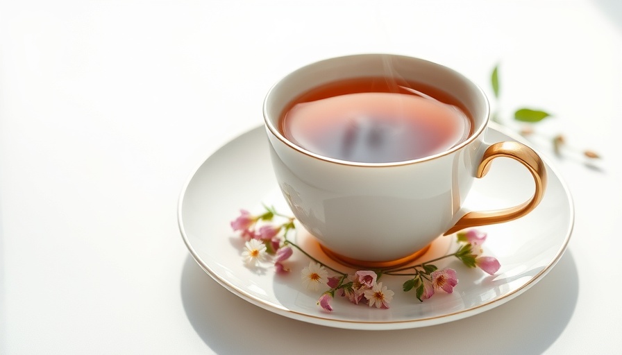 Elegant herbal tea with floral garnish for each zodiac sign.