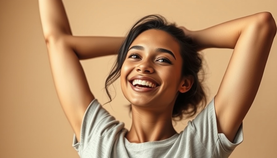 Radiant woman smiling, highlighting customized facials.