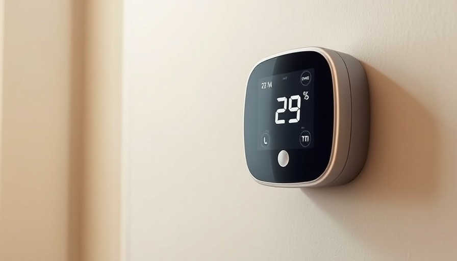 Modern digital thermostat illustrating smart upgrades for HVAC longevity.
