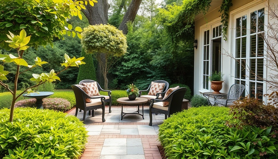 Beautiful garden showing importance of groundcovers in landscaping.