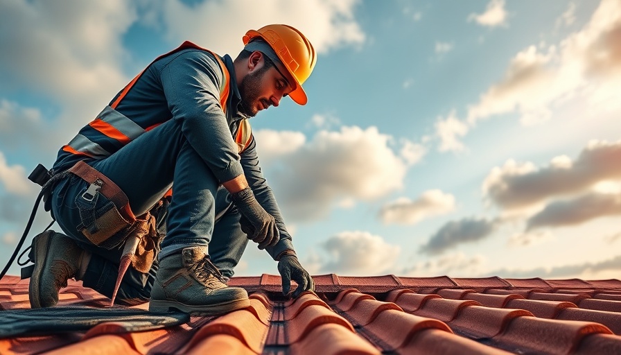 Hiring roofers in St. George - professional working on roof.