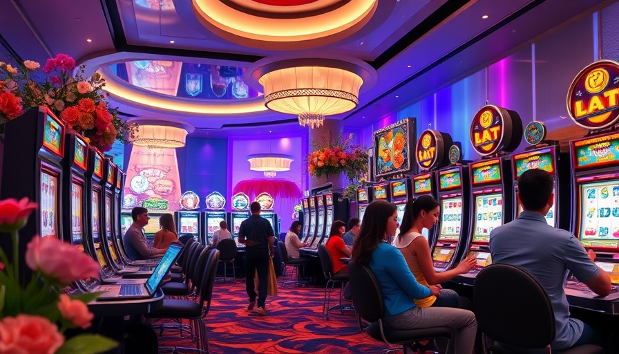 Casino slot scene highlighting welcome bonuses for player ROI
