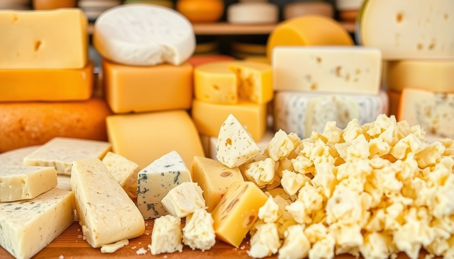 Assorted cheeses from DIY cheese-making kits in a kitchen.