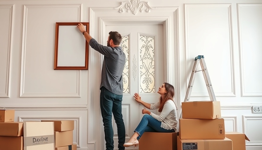 DIY Home Improvement on a Budget: Couple decorating with boxes.