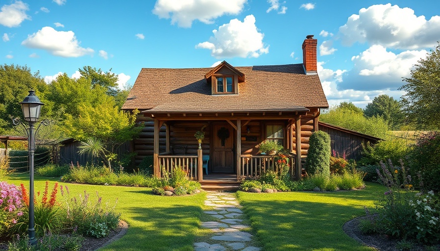 Rustic cottage house with garden pathway, should I sell my house now.