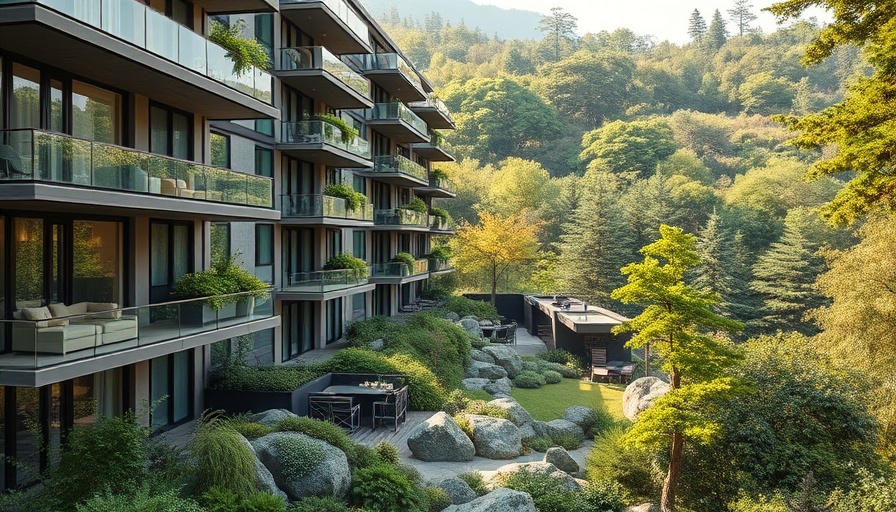 Luxury modern apartments in Sandy Bay surrounded by nature.