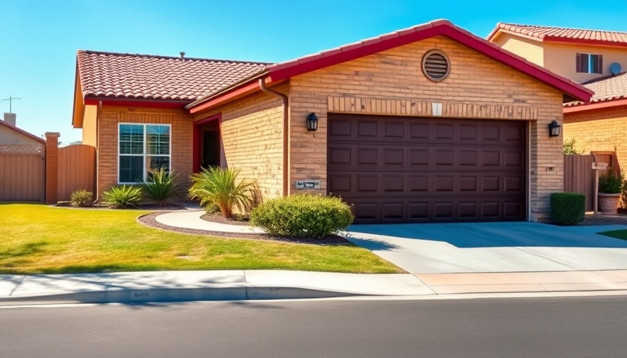 Sunny suburban house with tan brick exterior and landscaped yard, ideal for estate sale companies in St. Charles MO.